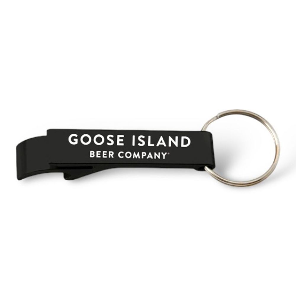 Goose Island Beer Company‎ Black Keychain Bottle Opener Collectible Lightweight